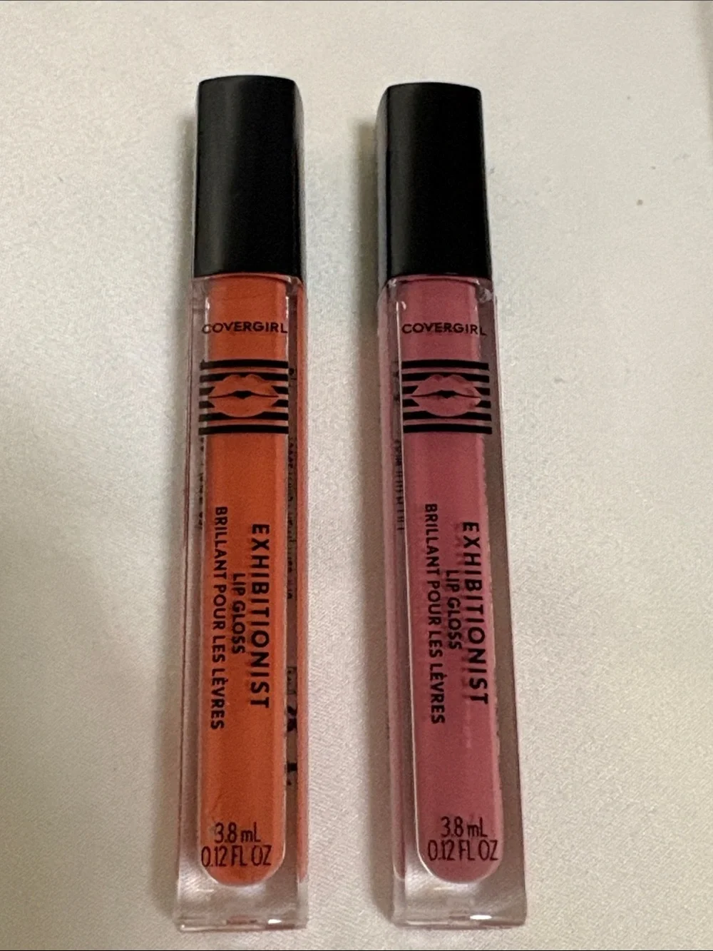 COVERGIRL Exhibitionist Lip Gloss Duo-Pink &Orange Shades 3.8Ml/0.12 FL oz